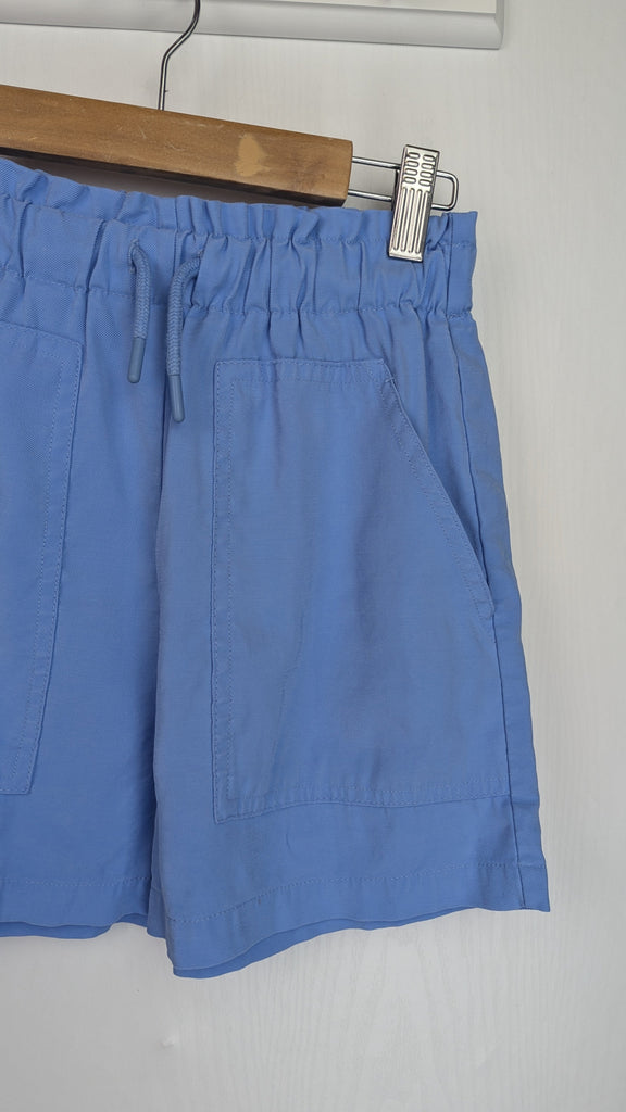 Zara Blue Shorts - Girls 11-12 Years Zara Used, Preloved, Preworn Baby, Girls & Boys Clothes. Kids & Children's second hand Clothing UK Online. Cheap affordable. Brands including Next, Joules, Nutmeg Morrisons, TU, F&F, H&M.