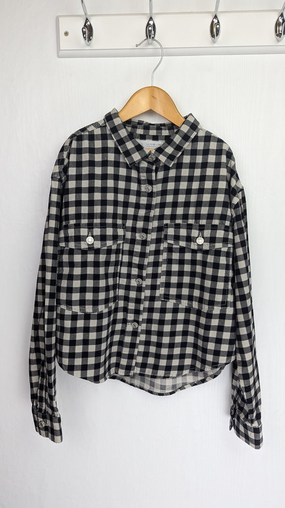 Zara Cord Black & White Gingham Shirt - Girls 11-12 Years Zara Used, Preloved, Preworn & Second Hand Baby, Kids & Children's Clothing UK Online. Cheap affordable. Brands including Next, Joules, Nutmeg Morrisons, TU, F&F, H&M.