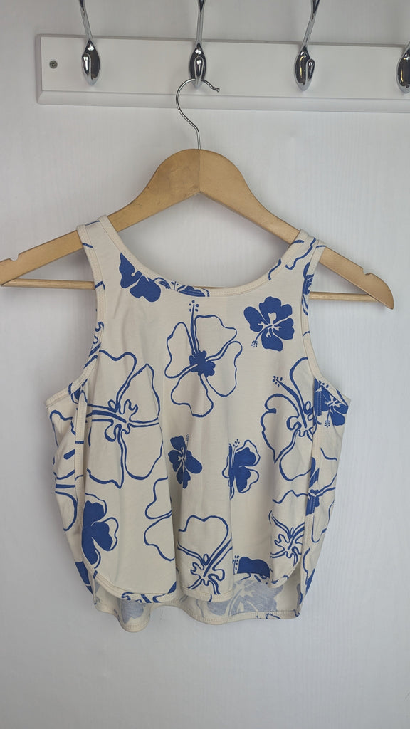 Zara Cream & Blue Floral Top - Girls 11-12 Years Zara Used, Preloved, Preworn & Second Hand Baby, Kids & Children's Clothing UK Online. Cheap affordable. Brands including Next, Joules, Nutmeg Morrisons, TU, F&F, H&M.