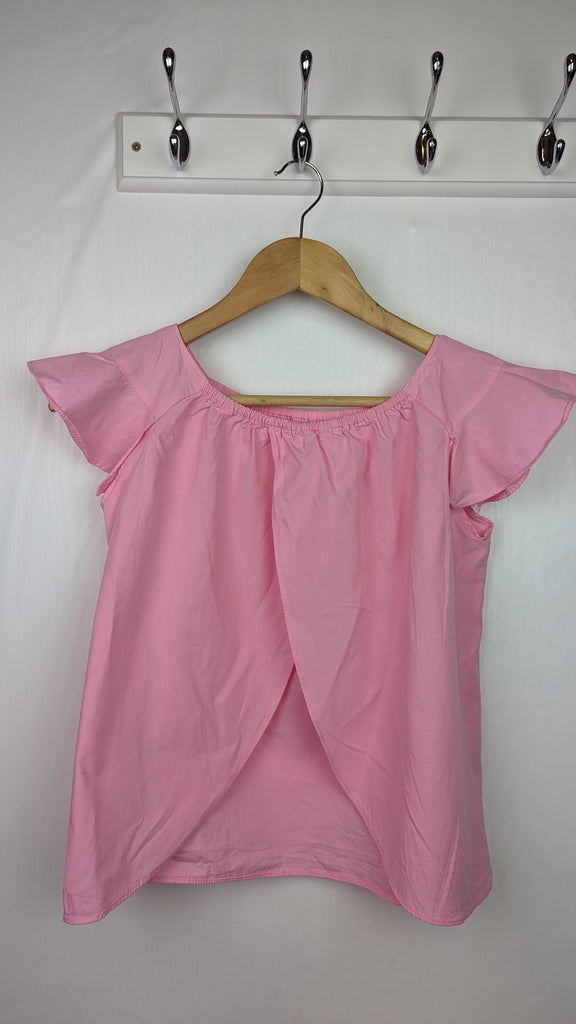 Zara Pink Open Back Top - Girls 13-14 Years Zara Used, Preloved, Preworn & Second Hand Baby, Kids & Children's Clothing UK Online. Cheap affordable. Brands including Next, Joules, Nutmeg Morrisons, TU, F&F, H&M.