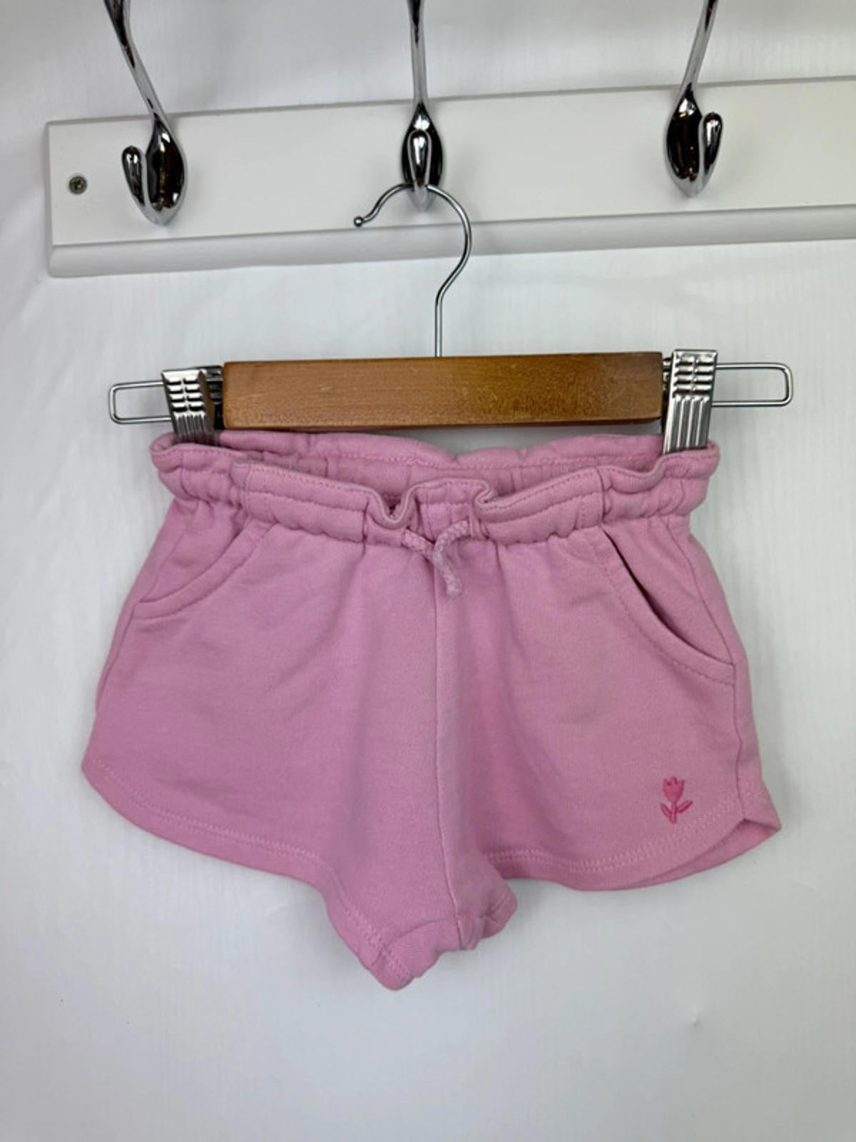 Zara Pink Paperbag Shorts - Girls 18 Months - Little Ones Preloved. Second Hand Children's & Preloved Baby, Kids, Girls & Boys Clothes. UK online