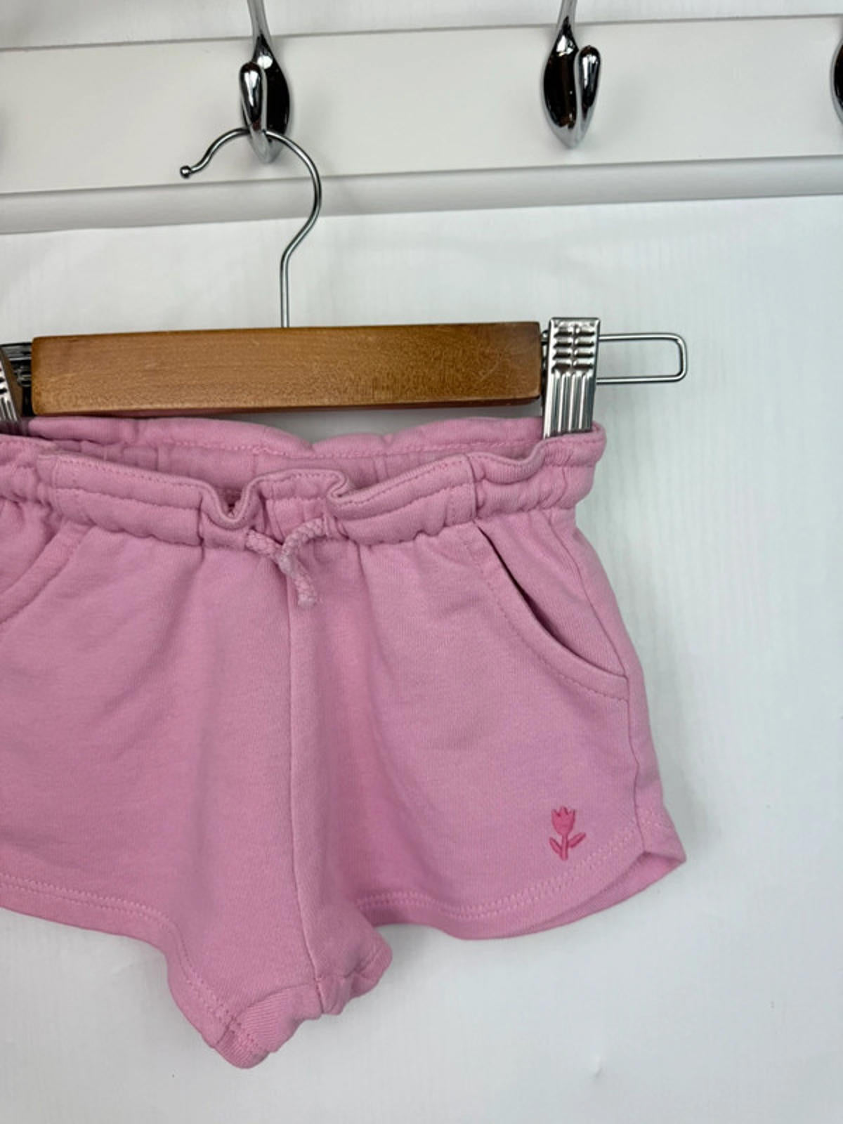 Zara Pink Paperbag Shorts - Girls 18 Months - Little Ones Preloved. Second Hand Children's & Preloved Baby, Kids, Girls & Boys Clothes. UK online