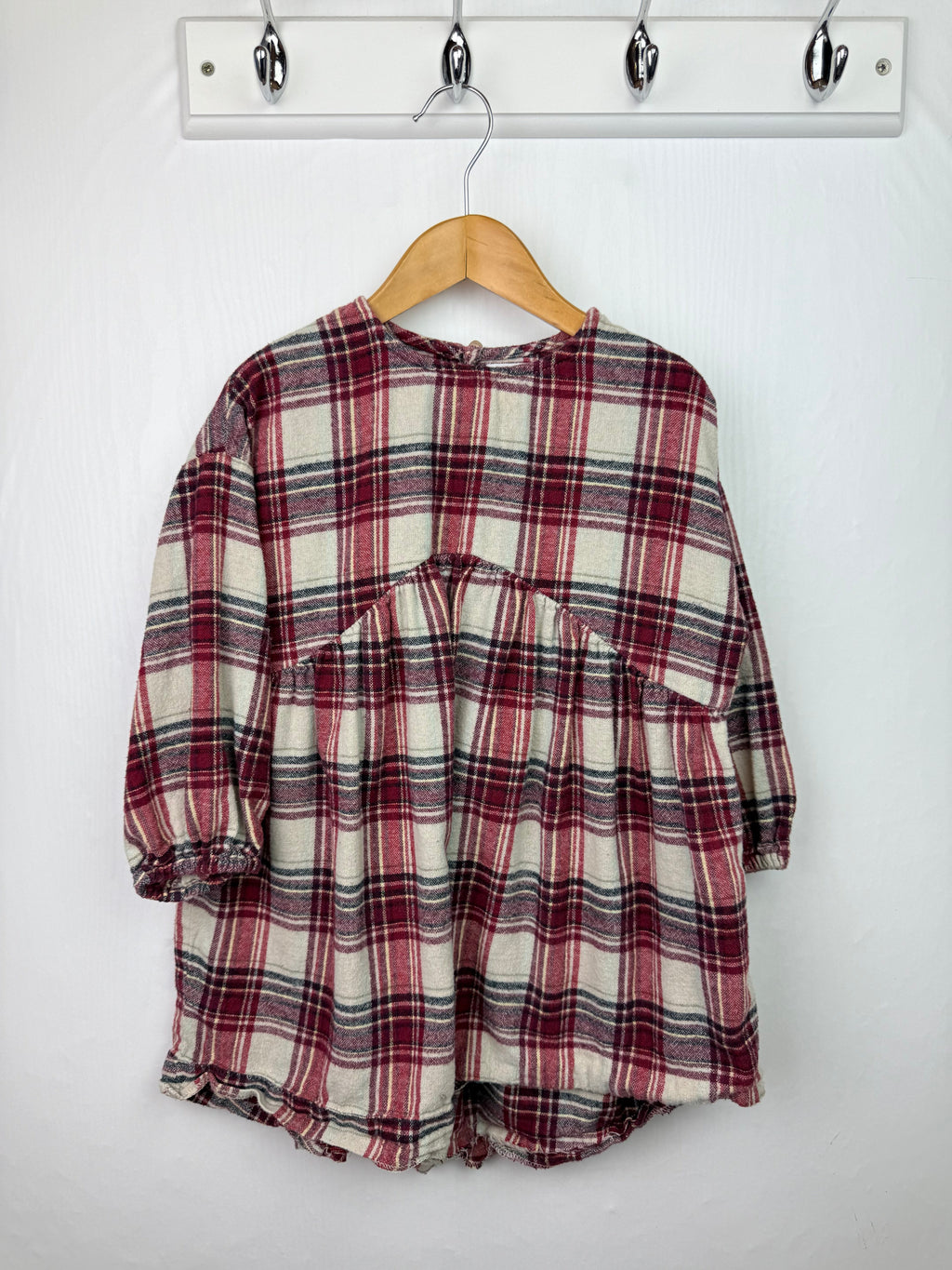 Zara Red Plaid Dress - Girls 4 - 5 Years - Little Ones Preloved. Second Hand Children's & Preloved Baby, Kids, Girls & Boys Clothes. UK online