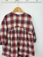 Zara Red Plaid Dress - Girls 4 - 5 Years - Little Ones Preloved. Second Hand Children's & Preloved Baby, Kids, Girls & Boys Clothes. UK online