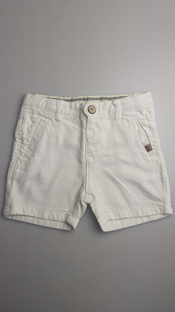 Zara White Denim Shorts - Boys 6-9 Months Zara Used, Preloved, Preworn & Second Hand Baby, Kids & Children's Clothing UK Online. Cheap affordable. Brands including Next, Joules, Nutmeg Morrisons, TU, F&F, H&M.