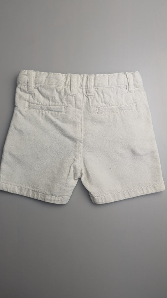 Zara White Denim Shorts - Boys 6-9 Months Zara Used, Preloved, Preworn & Second Hand Baby, Kids & Children's Clothing UK Online. Cheap affordable. Brands including Next, Joules, Nutmeg Morrisons, TU, F&F, H&M.