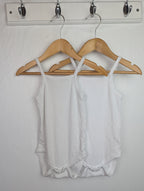 Zara White Ribbed Bodysuit Set - Girls 2 - 3 Years - Little Ones Preloved. Second Hand Children's & Preloved Baby, Kids, Girls & Boys Clothes. UK online