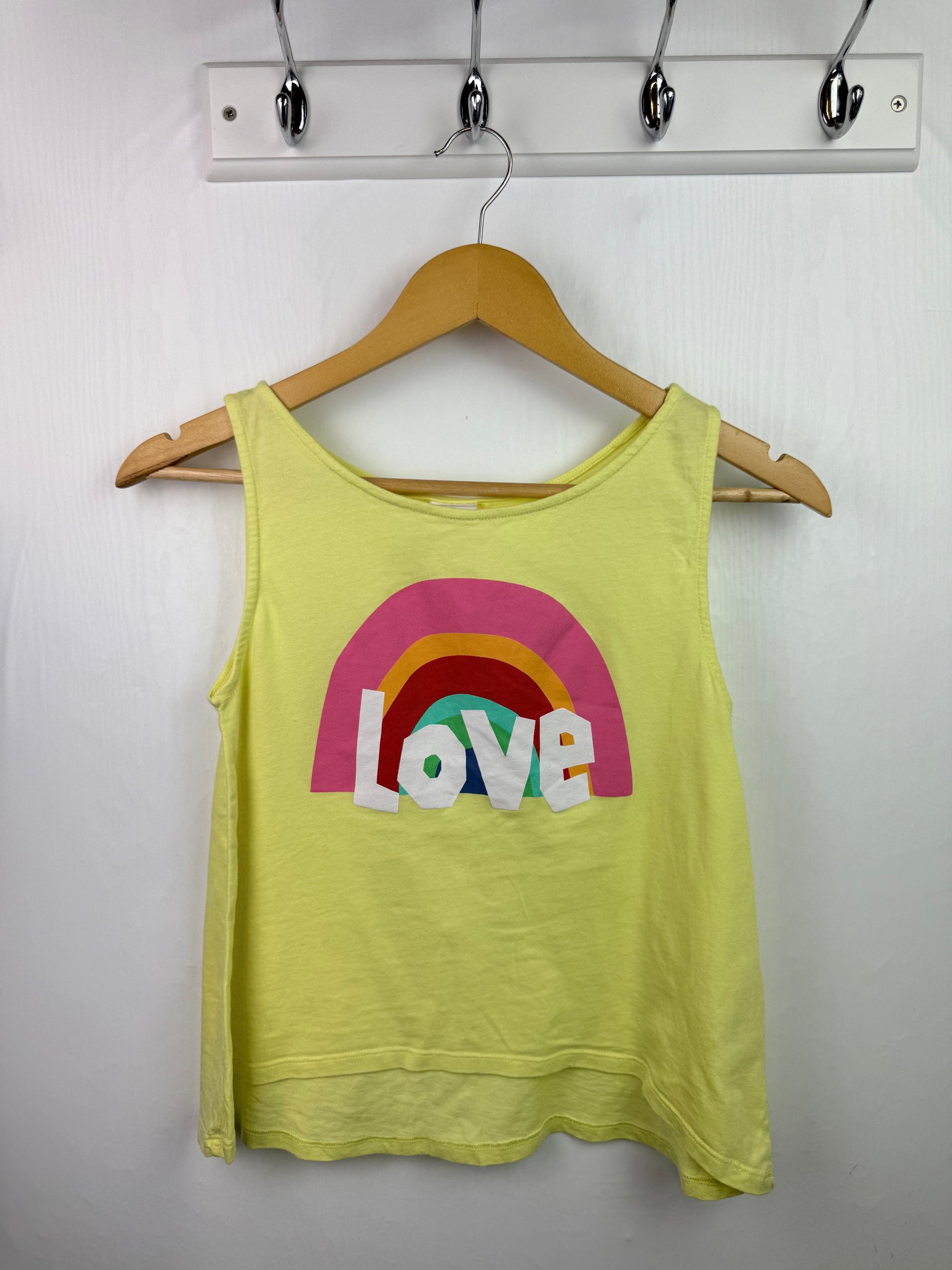 Zara Yellow Love Top - Girls 10 Years - Little Ones Preloved. Second Hand Children's & Preloved Baby, Kids, Girls & Boys Clothes. UK online