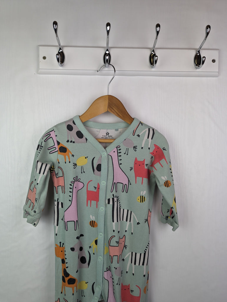 Baby Girls Next Animal Sleepsuit 9-12m Next Used, Preloved, Preworn & Second Hand Baby, Kids & Children's Clothing UK Online. Cheap affordable. Brands including Next, Joules, Nutmeg, TU, F&F, H&M.